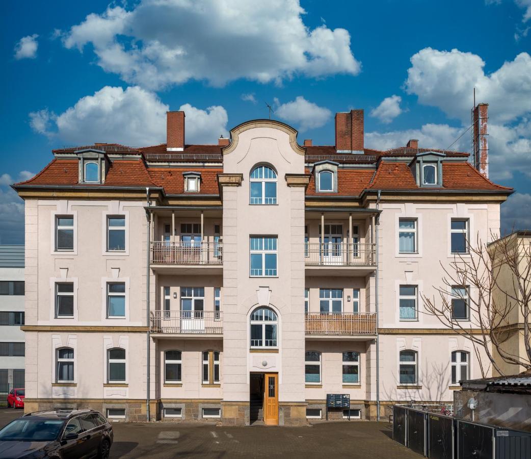 Buntes Retro Apartment II Leipzig Exterior foto